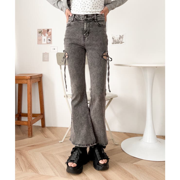 厚底レースアップリボンスポサン | WEGO【WOMEN】 | 詳細画像5 