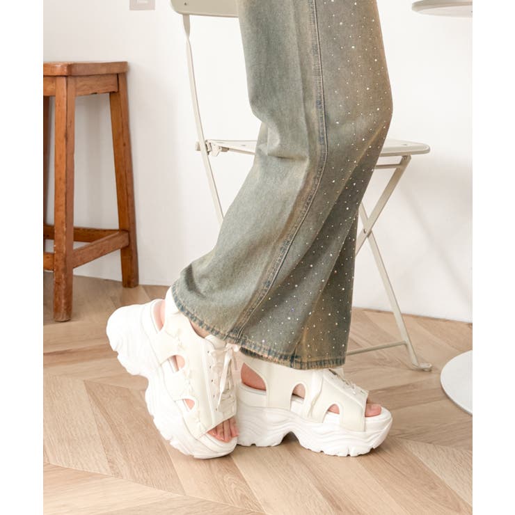 厚底レースアップリボンスポサン | WEGO【WOMEN】 | 詳細画像10 