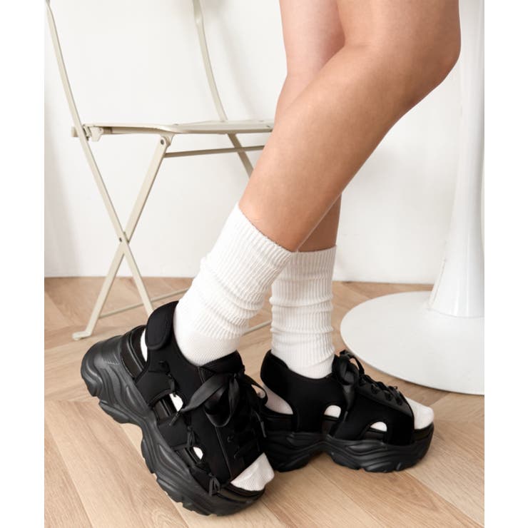 厚底レースアップリボンスポサン | WEGO【WOMEN】 | 詳細画像19 