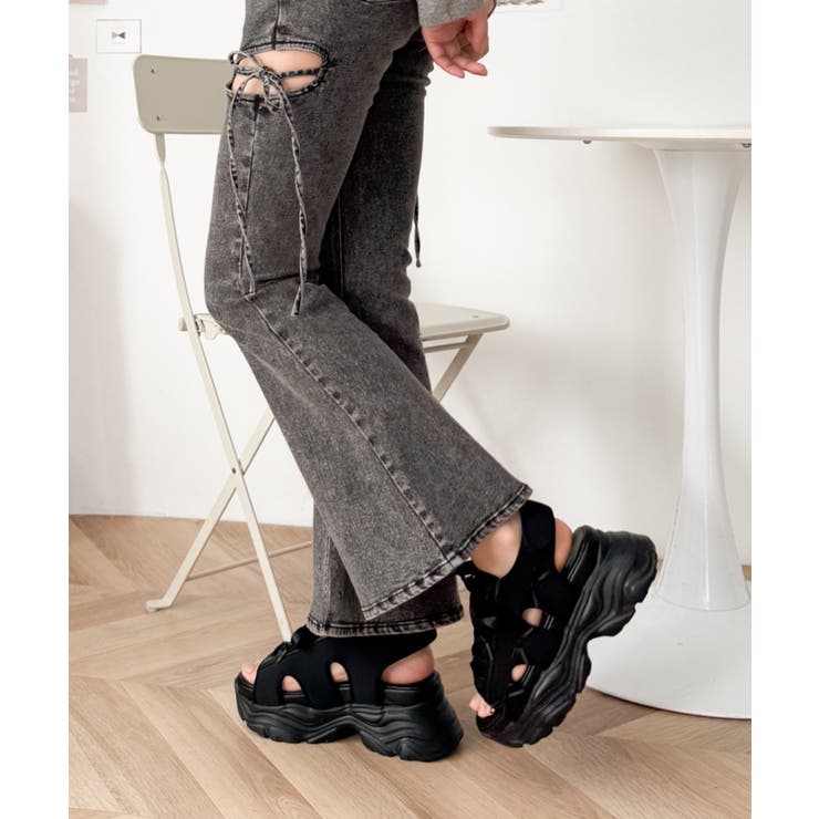 厚底レースアップリボンスポサン | WEGO【WOMEN】 | 詳細画像23 