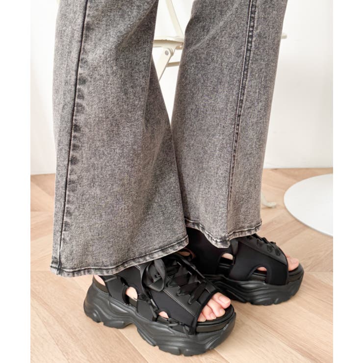 厚底レースアップリボンスポサン | WEGO【WOMEN】 | 詳細画像25 