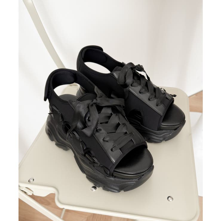 厚底レースアップリボンスポサン | WEGO【WOMEN】 | 詳細画像29 