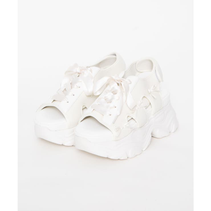 厚底レースアップリボンスポサン | WEGO【WOMEN】 | 詳細画像30 