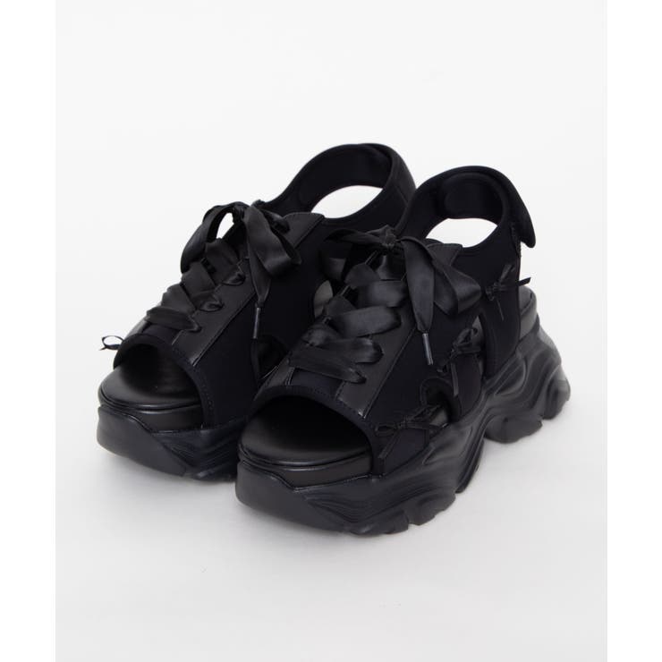 厚底レースアップリボンスポサン | WEGO【WOMEN】 | 詳細画像31 