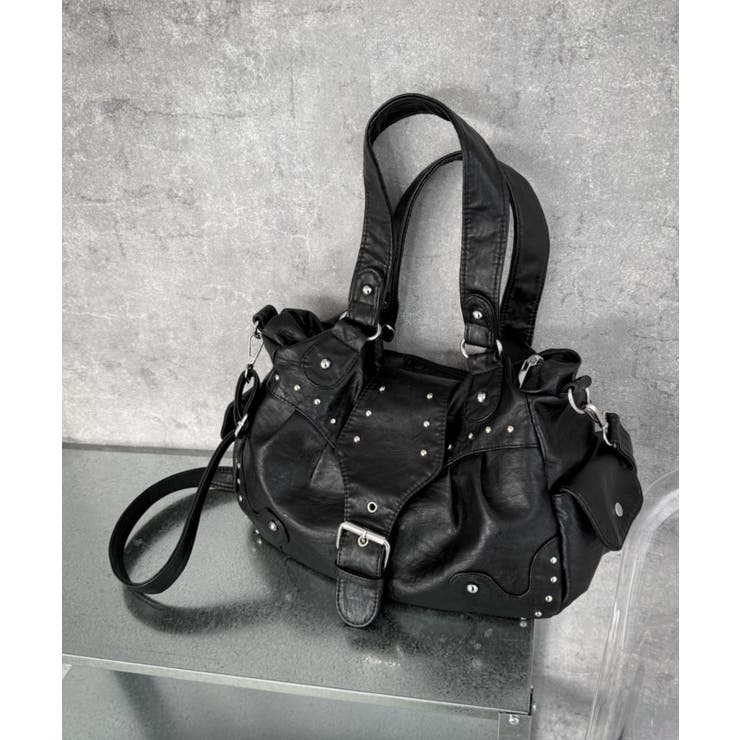 スタッズデザインボストンショルダー | WEGO【WOMEN】 | 詳細画像10 