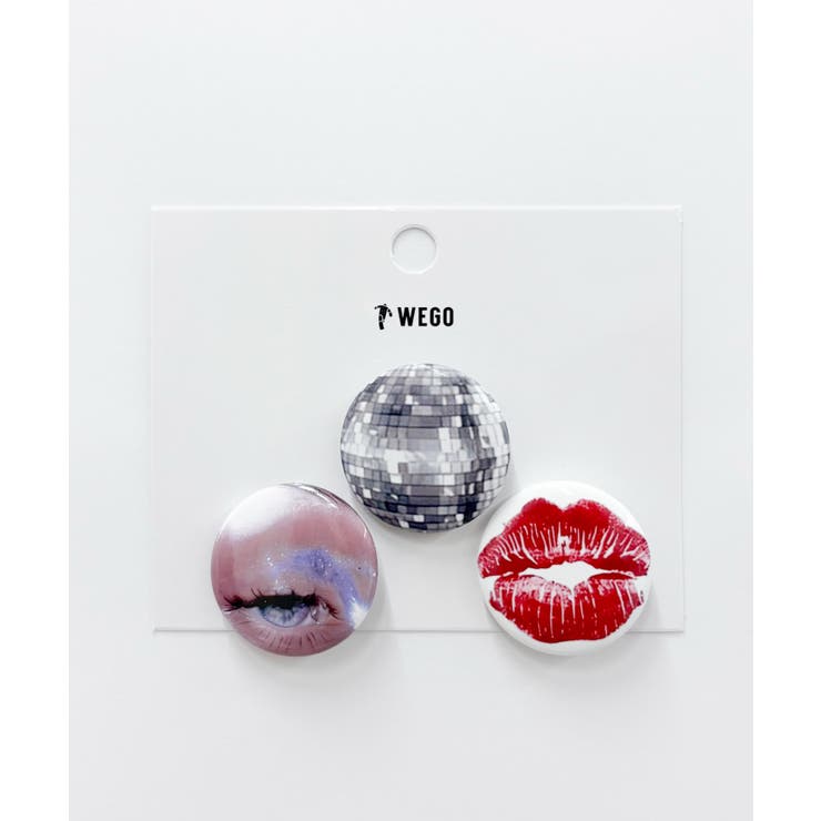 柄1 | アソート缶バッジセットF | WEGO【WOMEN】