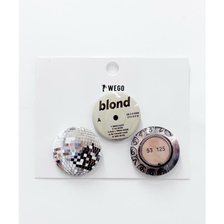 柄3 | アソート缶バッジセットF | WEGO【WOMEN】