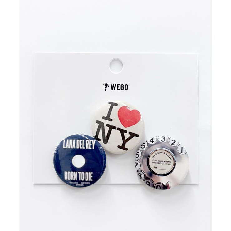 柄5 | アソート缶バッジセットF | WEGO【WOMEN】