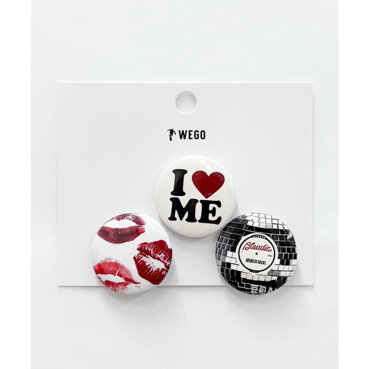 柄9 | アソート缶バッジセットF | WEGO【WOMEN】