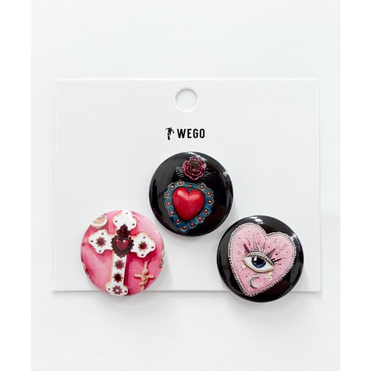 柄19 | アソート缶バッジセットF | WEGO【WOMEN】
