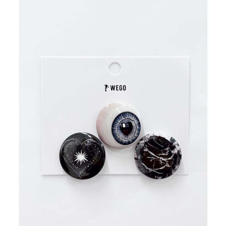 柄21 | アソート缶バッジセットF | WEGO【WOMEN】