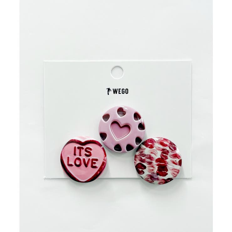 柄23 | アソート缶バッジセットF | WEGO【WOMEN】