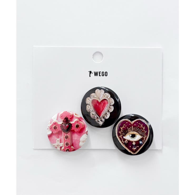 柄27 | アソート缶バッジセットF | WEGO【WOMEN】