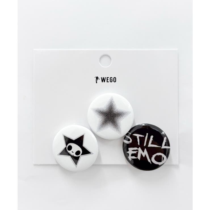柄28 | アソート缶バッジセットF | WEGO【WOMEN】