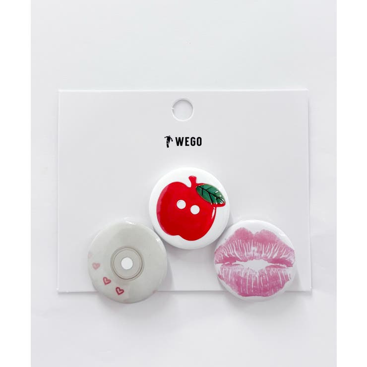 柄29 | アソート缶バッジセットF | WEGO【WOMEN】