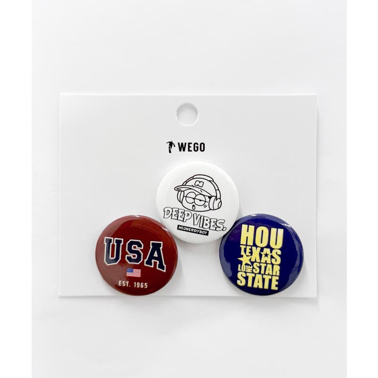 柄31 | アソート缶バッジセットF | WEGO【WOMEN】