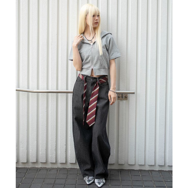 半袖ショートZIPパーカー | WEGO【WOMEN】 | 詳細画像2 