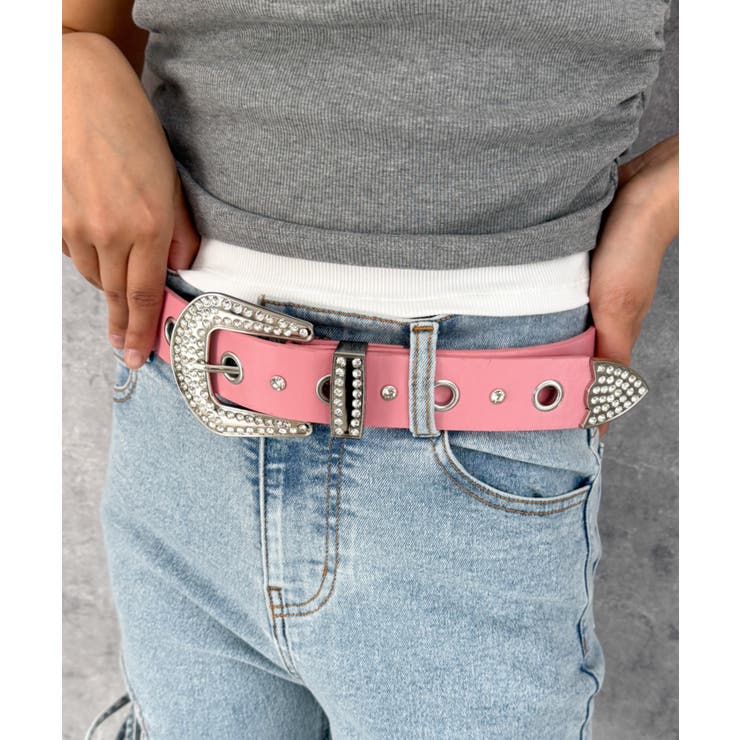 Lビジューアイレットベルト | WEGO【WOMEN】 | 詳細画像2 