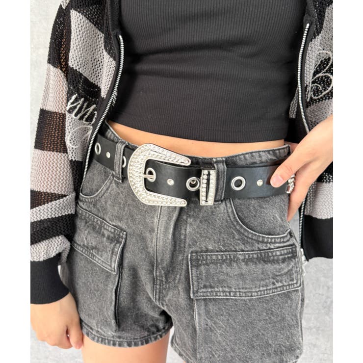 Lビジューアイレットベルト | WEGO【WOMEN】 | 詳細画像6 
