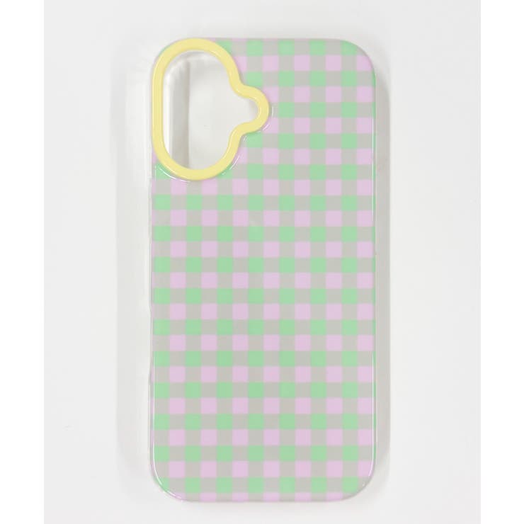 柄3 | チェックiphoneケース(グリーン) | WEGO【WOMEN】