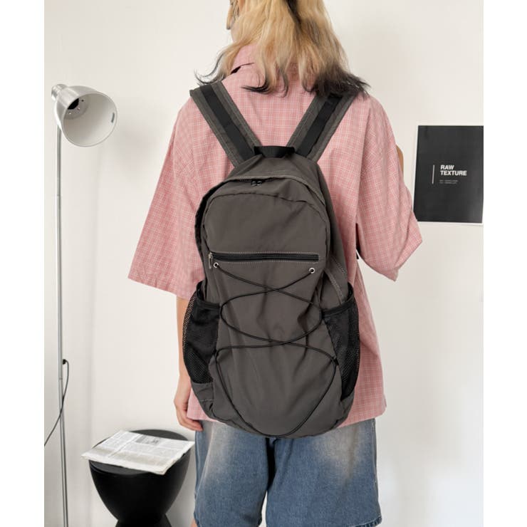 グレー | コードデザインバックパック | WEGO【MEN】