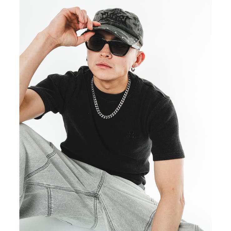 ワッフルロゴT(SS) | WEGO【MEN】 | 詳細画像7 