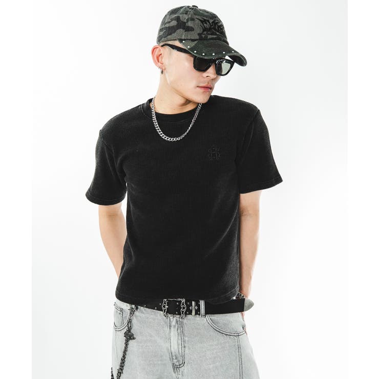 ワッフルロゴT(SS) | WEGO【MEN】 | 詳細画像9 