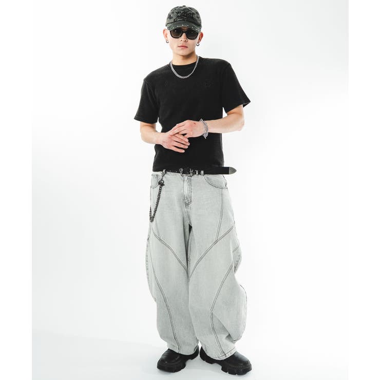 ワッフルロゴT(SS) | WEGO【MEN】 | 詳細画像12 