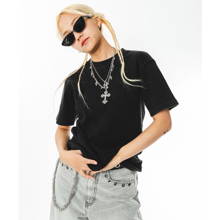 ワッフルロゴT(SS) | WEGO【MEN】 | 詳細画像15 
