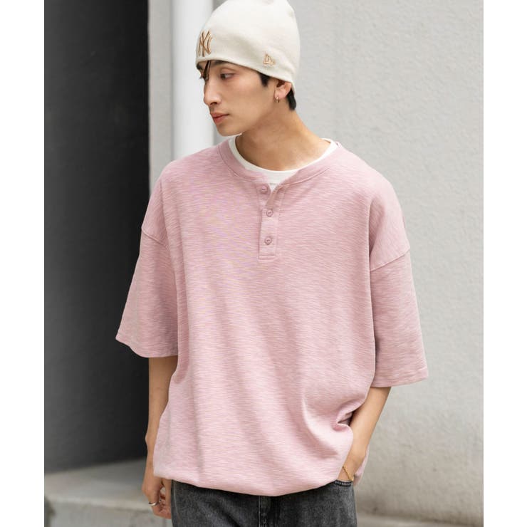 スラブヘンリーネックT(SS) | WEGO【MEN】 | 詳細画像2 