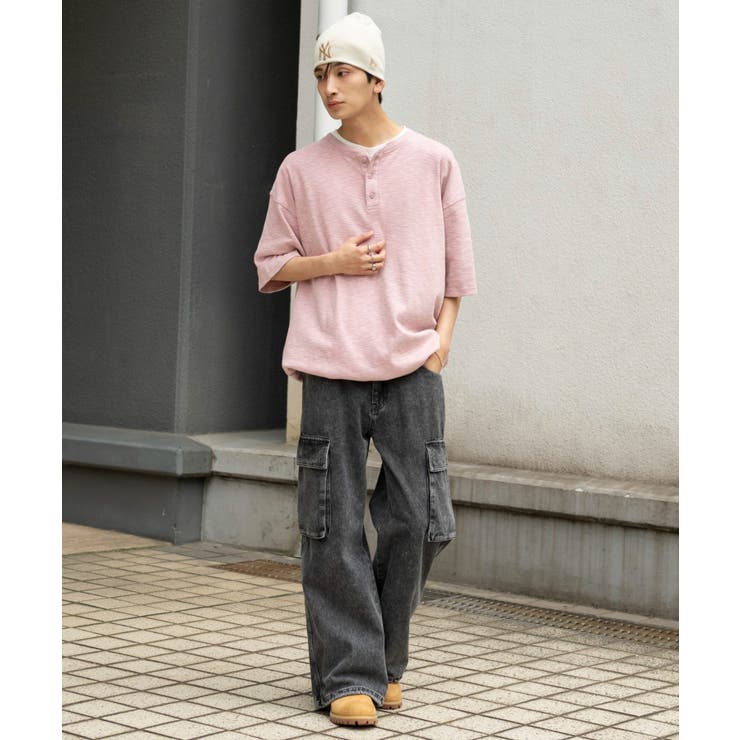 スラブヘンリーネックT(SS) | WEGO【MEN】 | 詳細画像3 