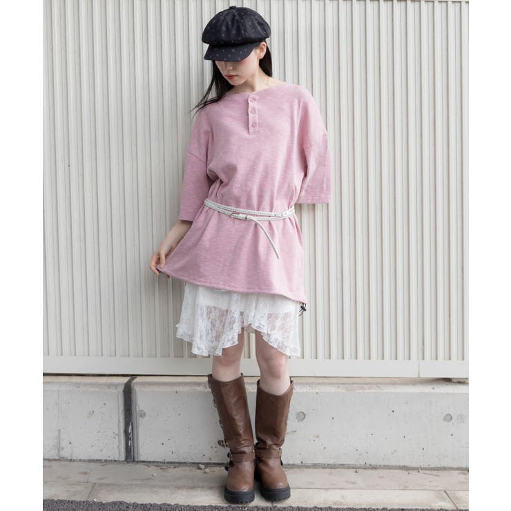 スラブヘンリーネックT(SS) | WEGO【MEN】 | 詳細画像4 