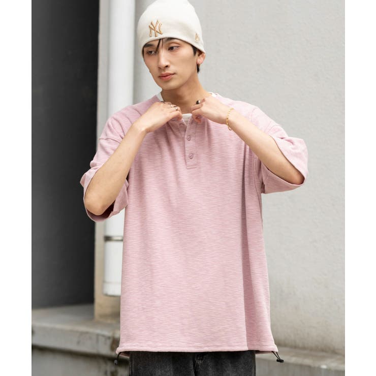 スラブヘンリーネックT(SS) | WEGO【MEN】 | 詳細画像12 