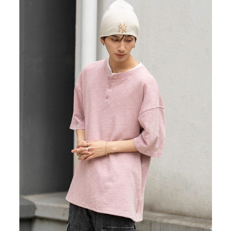 スラブヘンリーネックT(SS) | WEGO【MEN】 | 詳細画像13 
