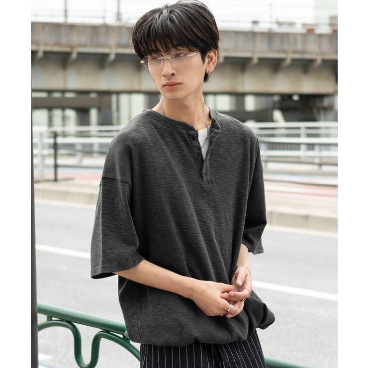 スラブヘンリーネックT(SS) | WEGO【MEN】 | 詳細画像21 