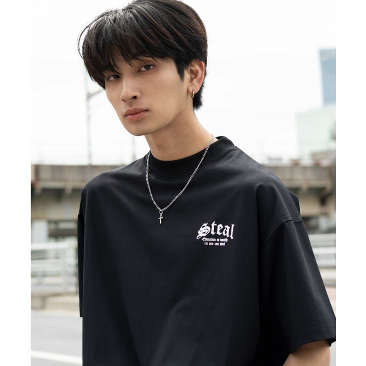アクセ付きBIGロゴT(SS) | WEGO【MEN】 | 詳細画像3 