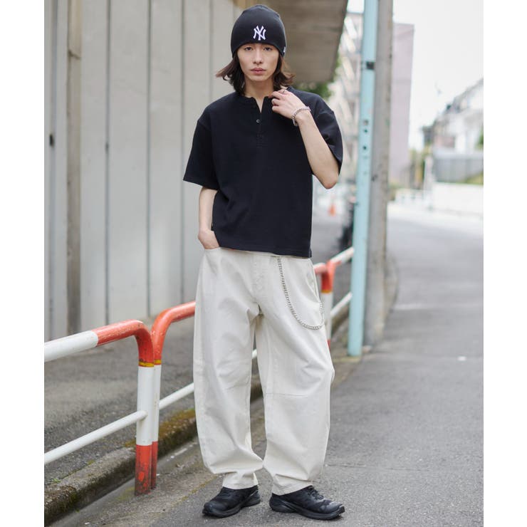 ワッフルヘンリーネックT(SS) | WEGO【MEN】 | 詳細画像5 