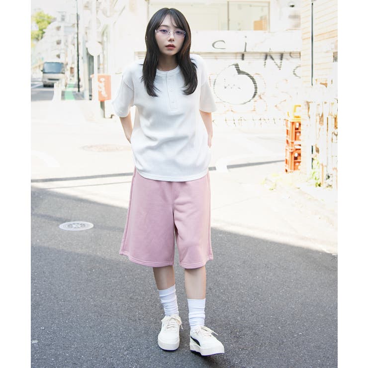 ワッフルヘンリーネックT(SS) | WEGO【MEN】 | 詳細画像18 