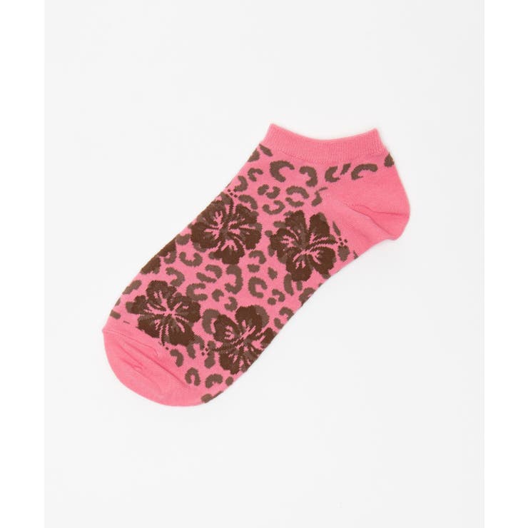 ハイビスカス柄ショートソックス | WEGO【WOMEN】 | 詳細画像9 