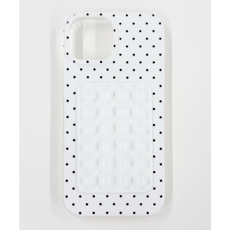 吸盤付きドットiphoneケース(ホワイト) | WEGO【WOMEN】 | 詳細画像1 