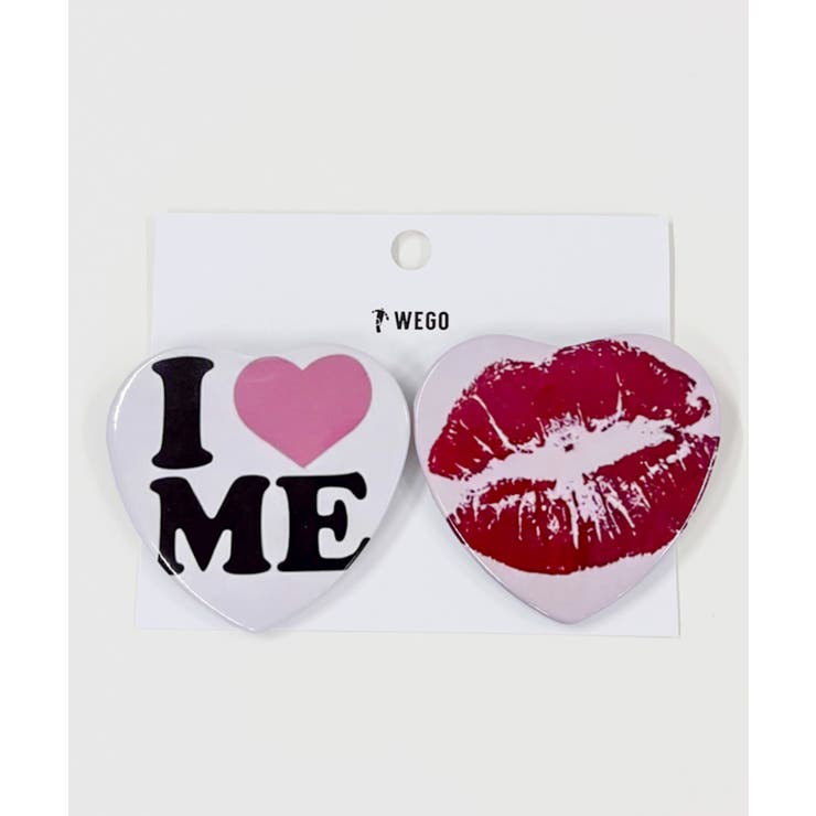ハートアソート缶バッジセット | WEGO【WOMEN】 | 詳細画像3 