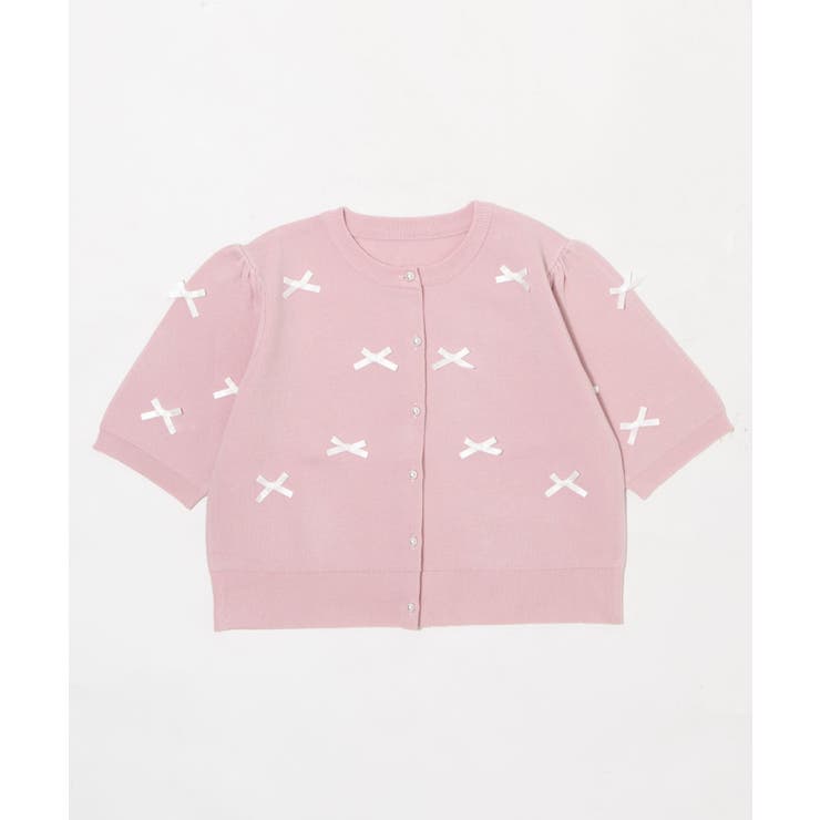 ピンク | ミニリボンカーデ | WEGO【WOMEN】