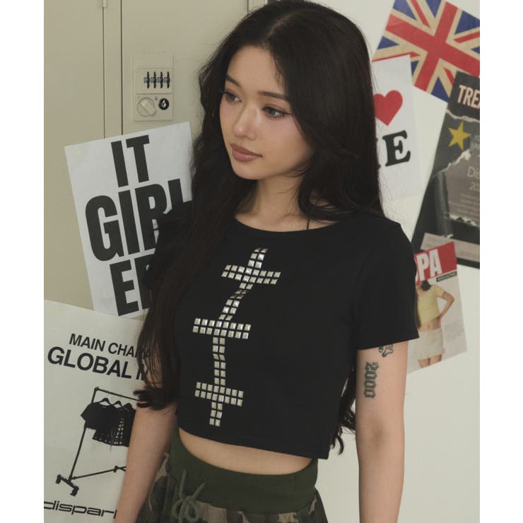 クロススタッズT | WEGO【WOMEN】 | 詳細画像8 
