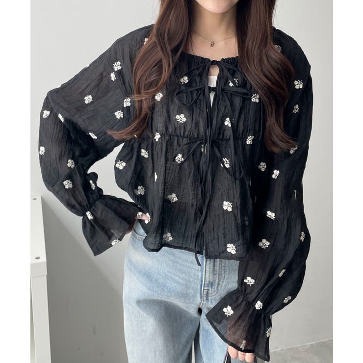 楊柳刺繍ブラウス | WEGO【WOMEN】 | 詳細画像7 