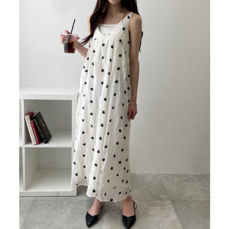 楊柳刺繍キャミワンピ[品番：WG010098688]｜WEGO【WOMEN】（ウィゴー