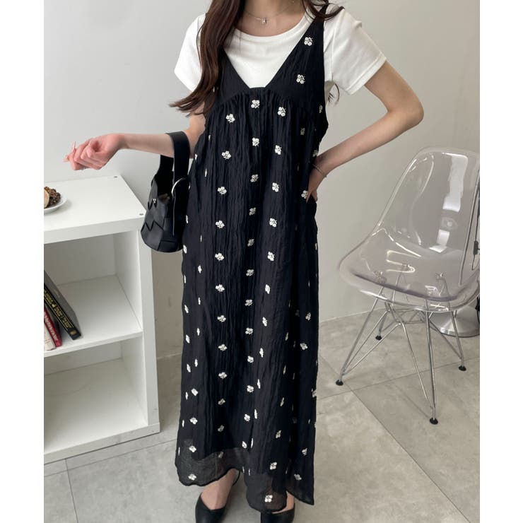 楊柳刺繍キャミワンピ | WEGO【WOMEN】 | 詳細画像6 