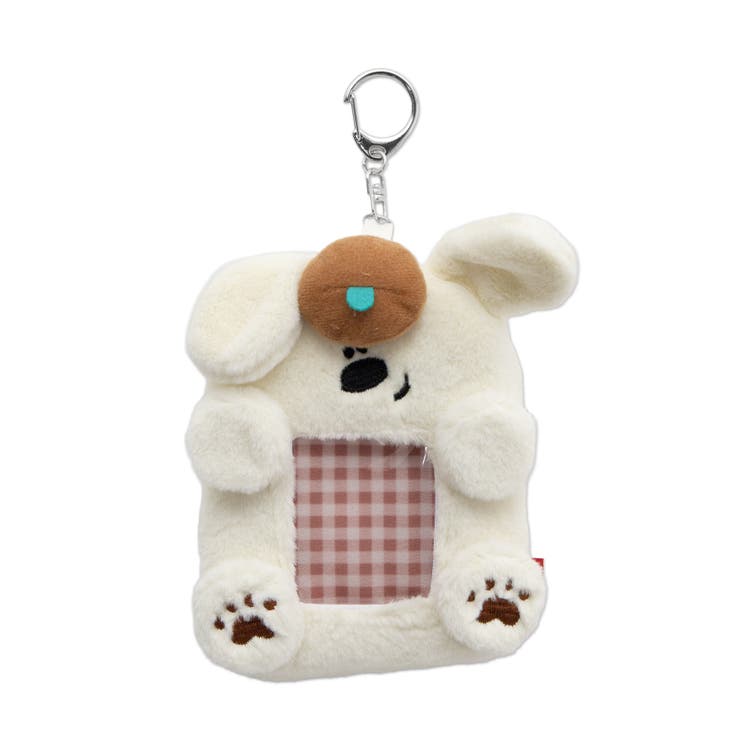 ホワイト | だっこわんこカードホルダーキーホルダー | WEGO【WOMEN】