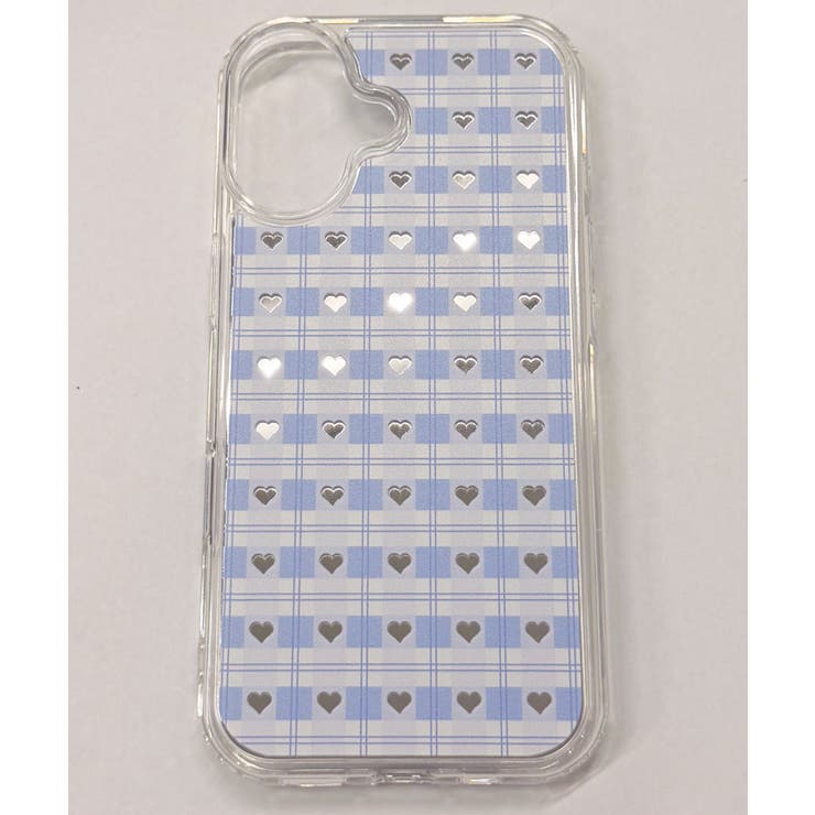 柄3 | チェックミラーiphoneケース(ブルーソノタ) | WEGO【WOMEN】