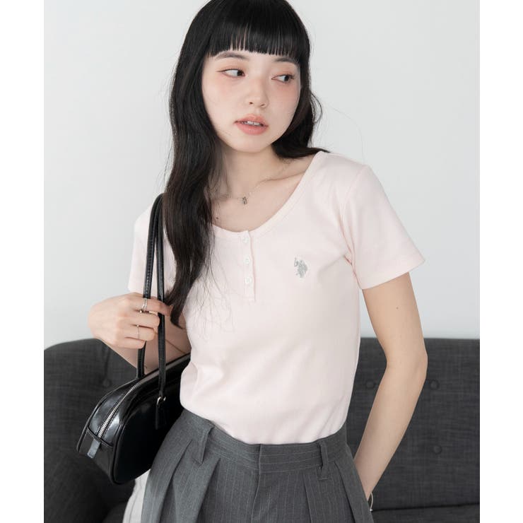 別注USPOLOヘンリーネックT | WEGO【WOMEN】 | 詳細画像15 