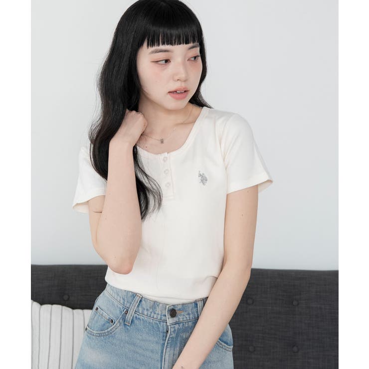 別注USPOLOヘンリーネックT | WEGO【WOMEN】 | 詳細画像19 